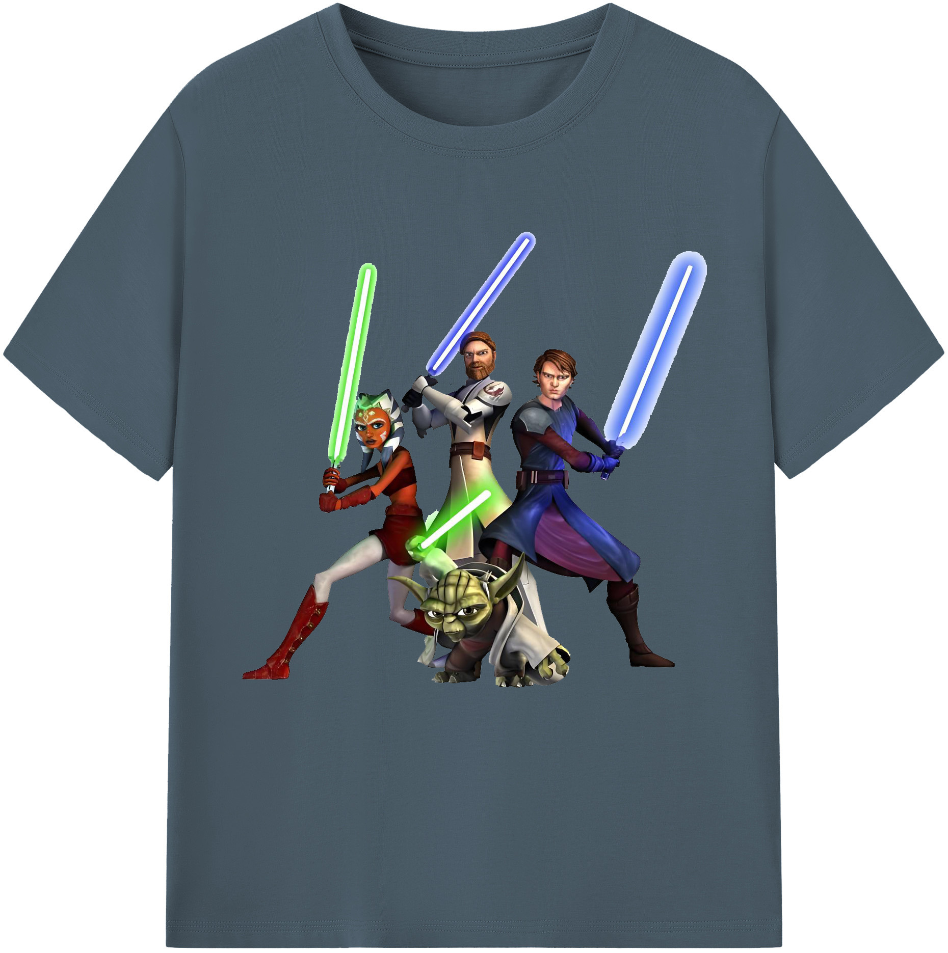 （画像用） スター・ウォーズ Star Wars 綿100％半袖Tシャツ（フロントプリント）